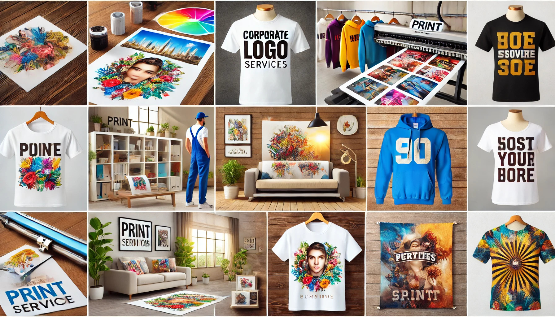 انتخاب چاپ مناسب رنگارنگ