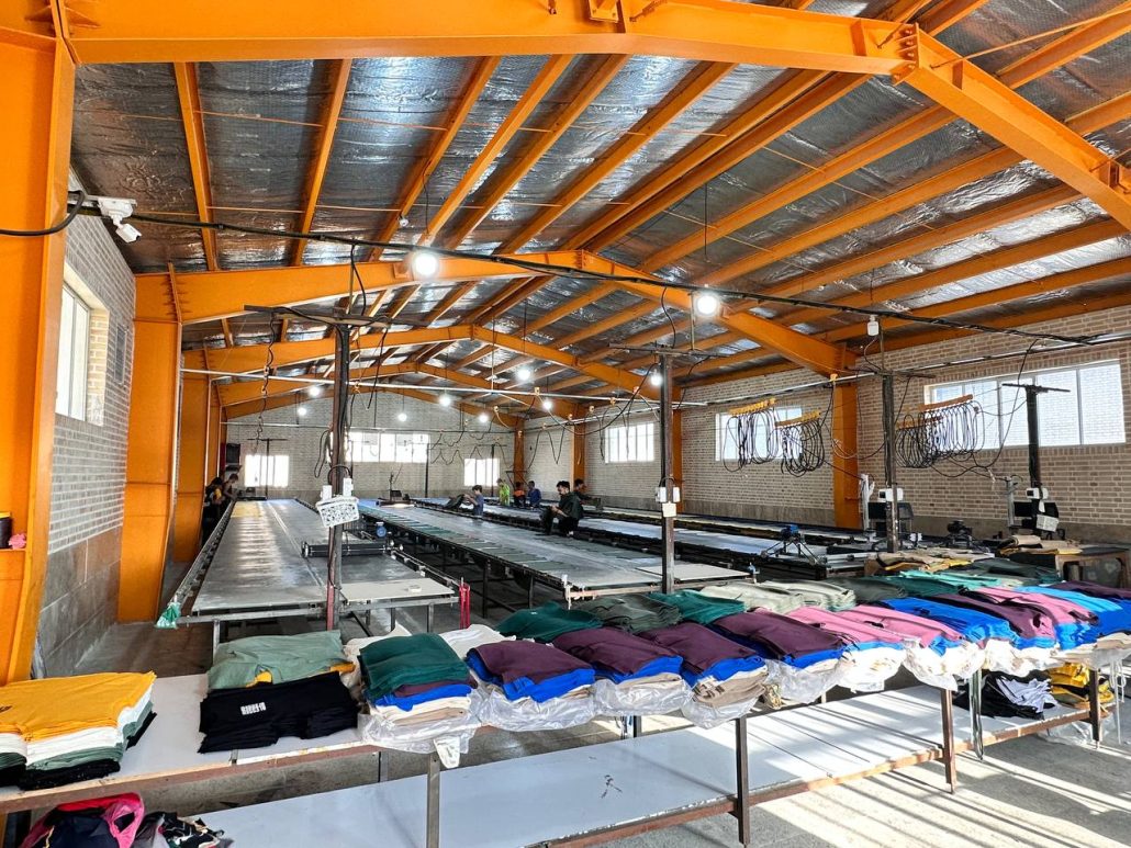 چاپ شابلونی لباس تبلیغاتی