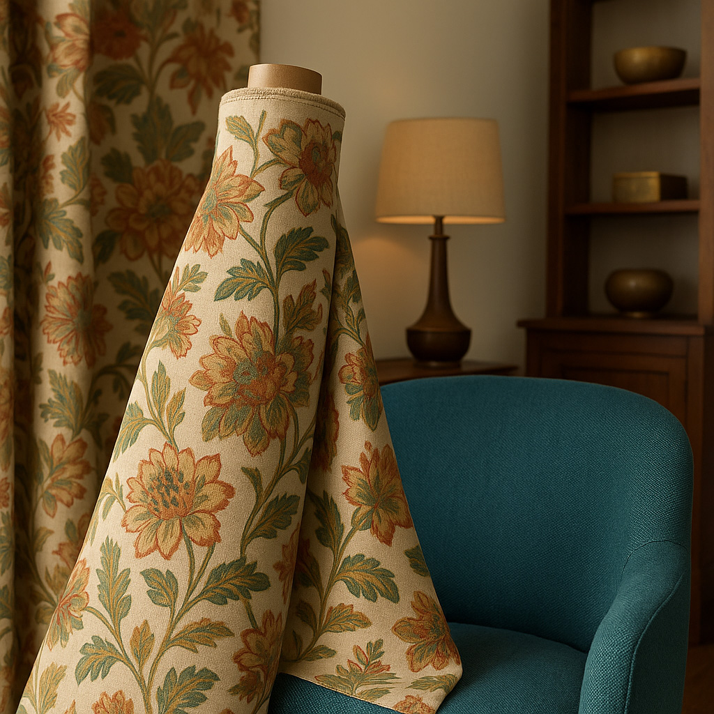 چاپ پارچه‌های خاص برای دکوراسیون و طراحی داخلی