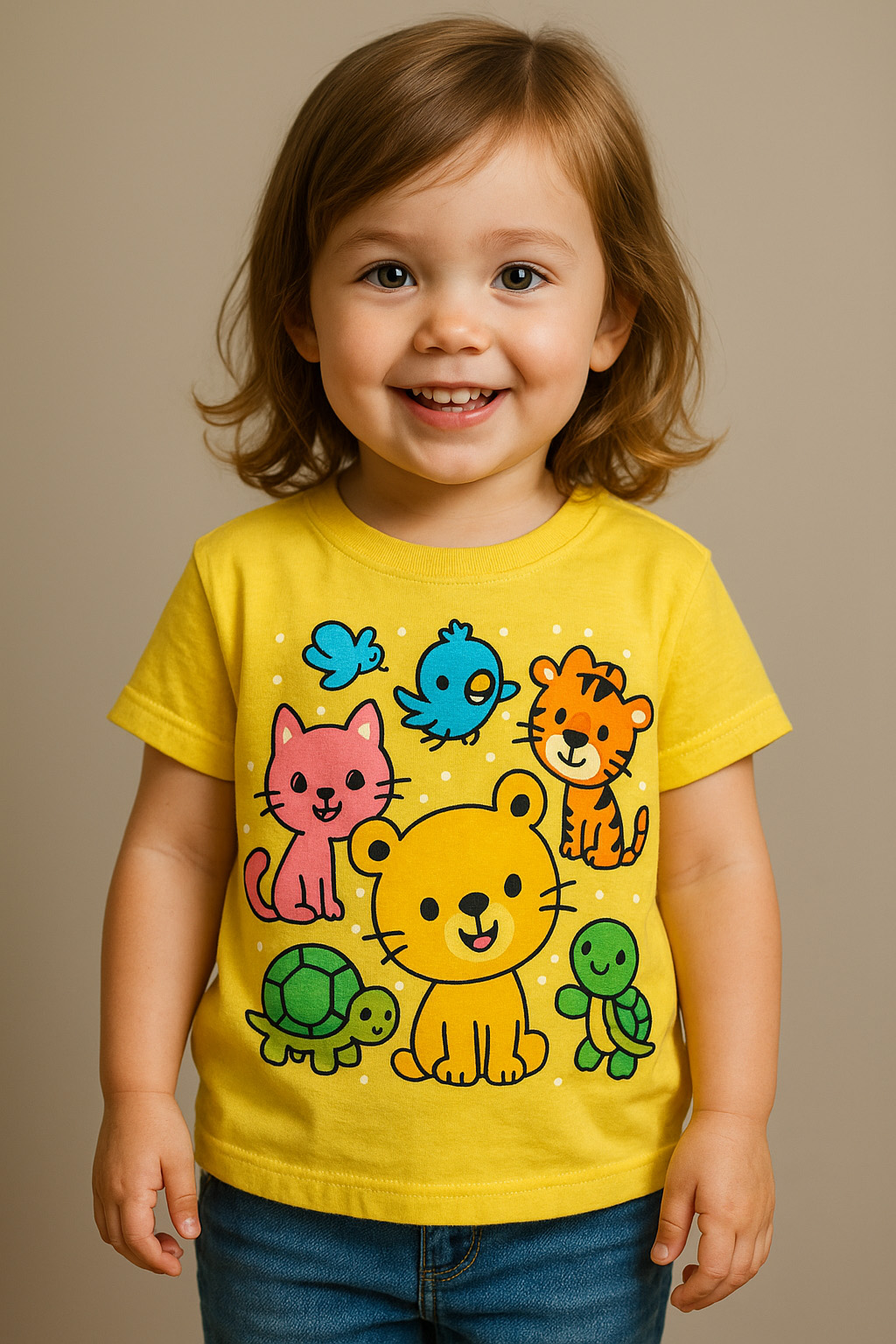 چاپ لباس‌های کودکانه با طرح‌های کارتونی و جذاب