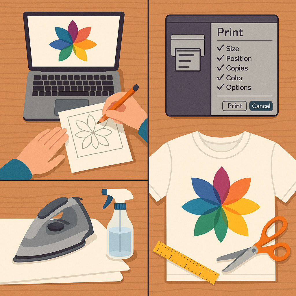 چگونه طرح خود را برای چاپ روی پارچه آماده کنیم؟ نکات و ترفندها