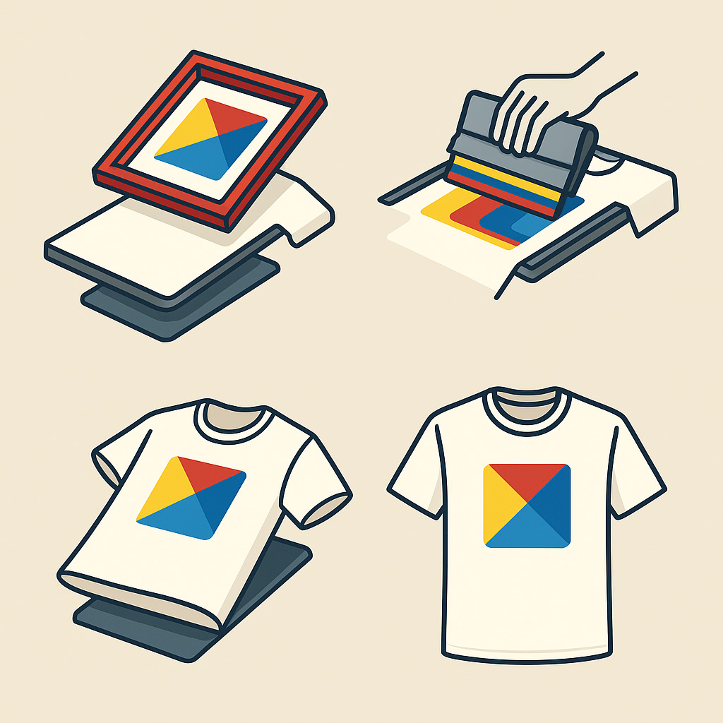 راهنمای کامل چاپ طرح‌های چندرنگ روی پارچه و لباس