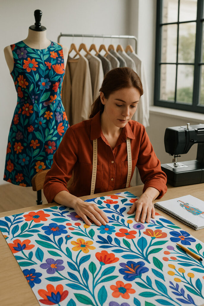 چاپ پارچه برای طراحان مد: چگونه طرح‌های منحصربه‌فرد خلق کنیم؟